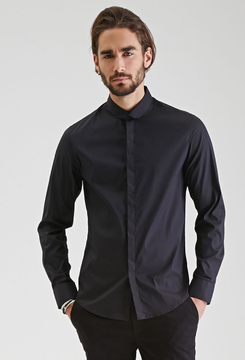Classic Collared Button-Down Shirt