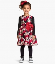 Dress with Mini Mouse pattern