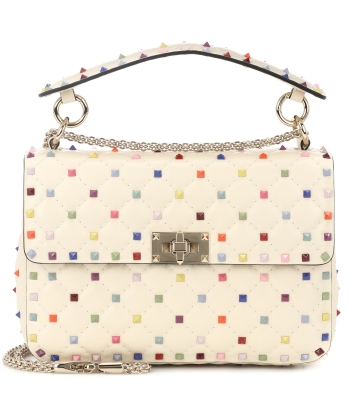 Кожена чанта с капси